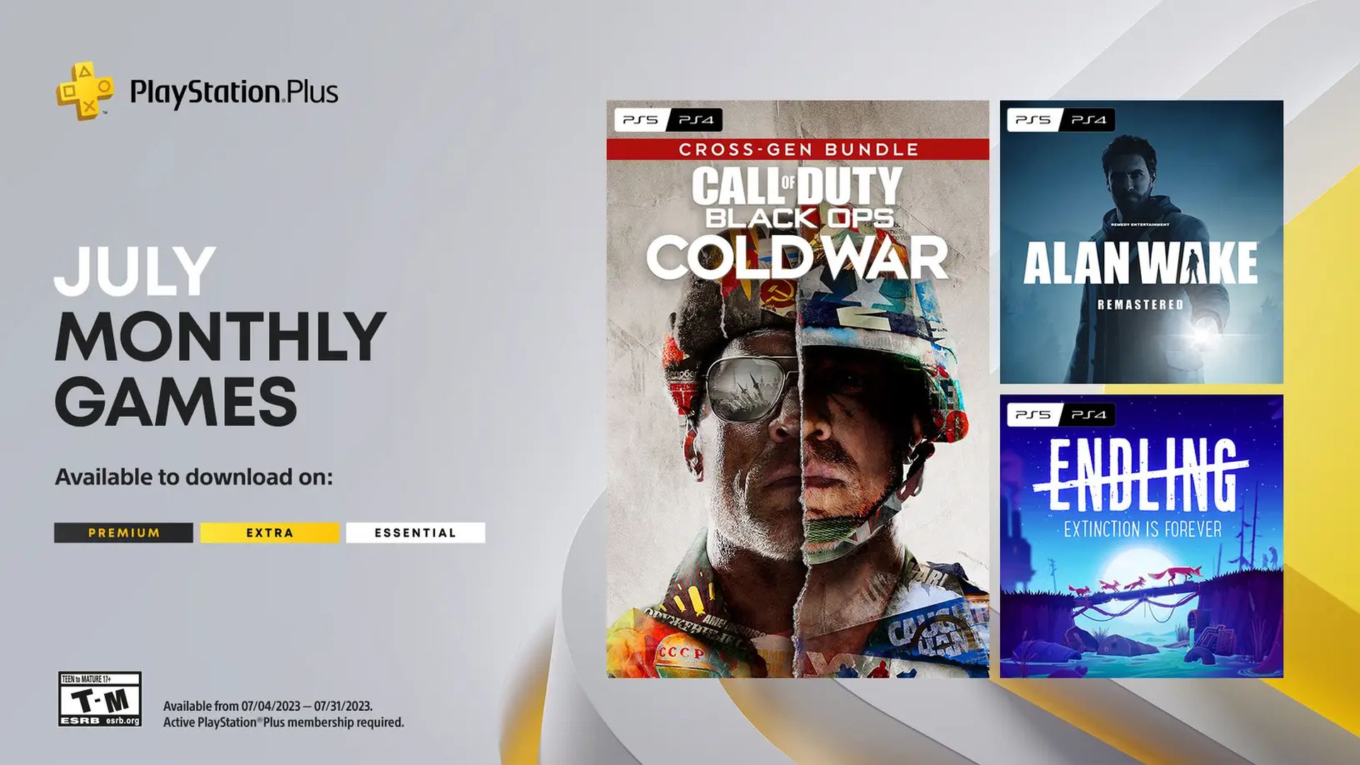 Call of Duty: Black Ops Cold War, Alan Wake Remastered, and More Coming to PS  Plus Essential in July